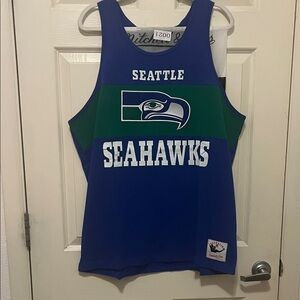 Mitchell & Ness Seattle Seahawks Vintage Blue Green Tank XL